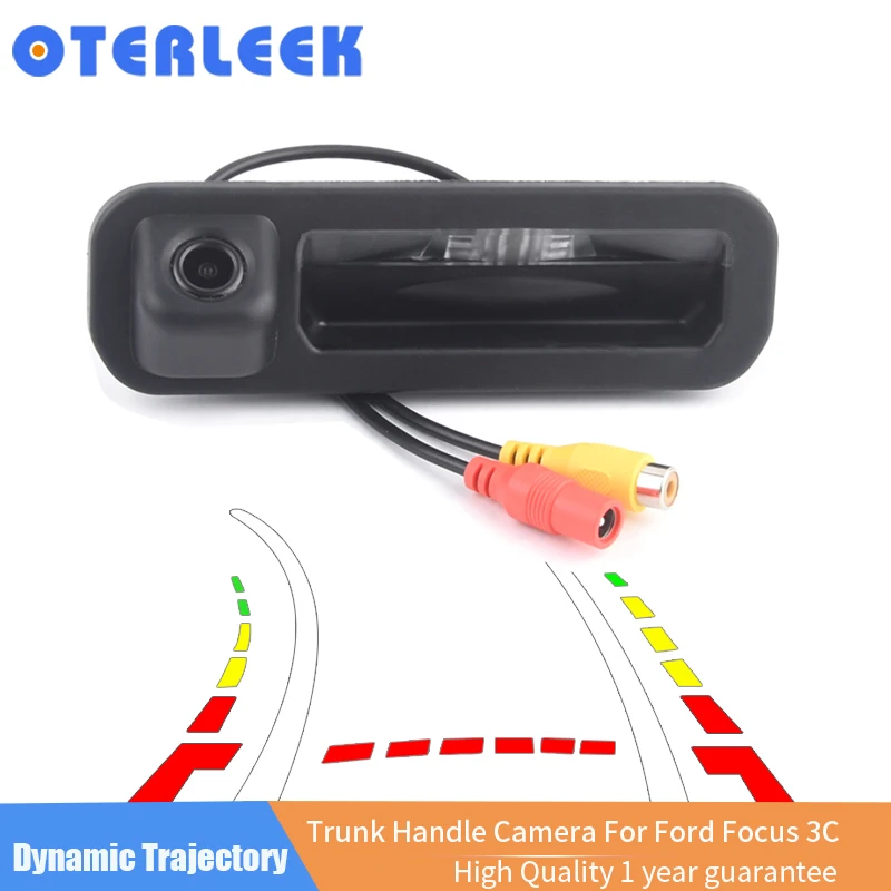 New Smart Dynamic Trajectory LED Car Rear View Camera DC12V Wide Angle Car Reversing Camera For Ford Focus 2012 2013 Focus 3