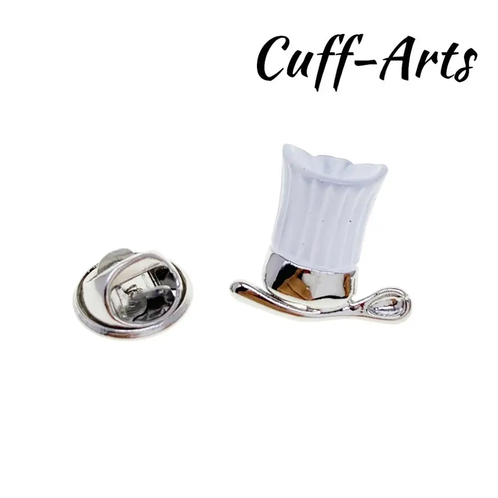 Значки на лацкан для мужчин белая булавка повара модная брошь новая P10403 |