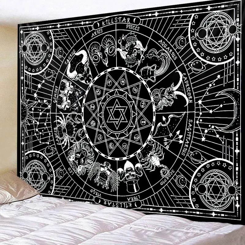 

Sun Moon Sun God Tapestry Wall Hanging Tapestries Wall For Home Deco Living Room Bedroom Large size Free Dropping