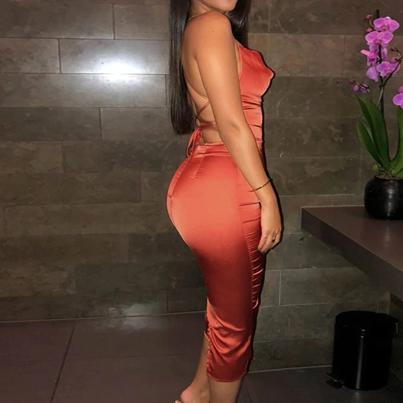 Сексуальное облегающее летнее платье с открытыми плечами женское открытой