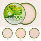 Натуральная пудра для макияжа лица с алоэ вера, основа под макияж, матовая, увлажняющая, гладкая, прессованная пудра, основа под макияж, консилер, пористая пудра