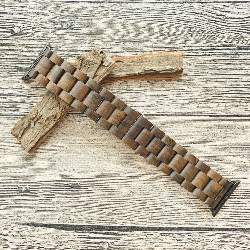 Браслет из бамбукового дерева для Apple Watch Band 38 мм 40 42 44 мм|watch strap|strap watch strapwatch wood straps