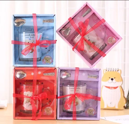 

Creative Gift Cup Cute Glass Creative Small Gift Cup Set Opening Gift Girlfriends Gift Birthday Gift Student Gift Christmas Gift