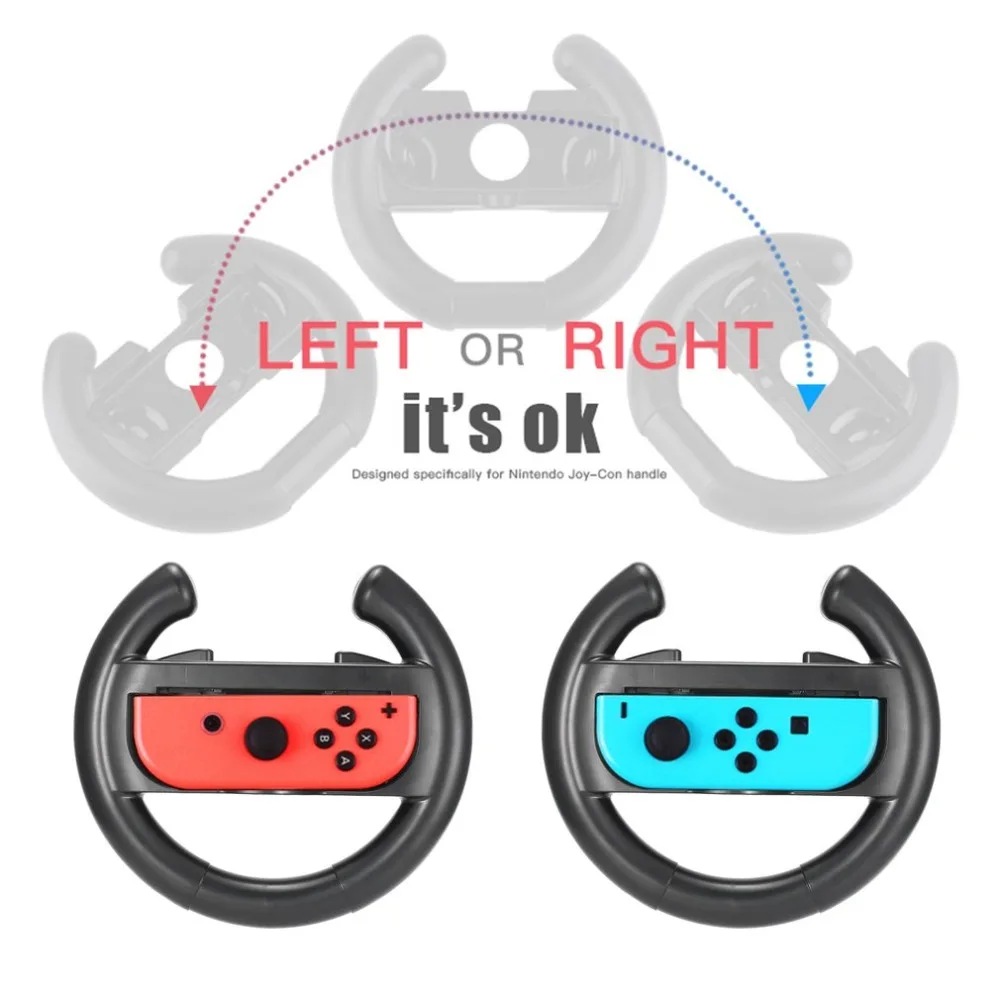 Для rend переключатель ABS Руль Ручка подставка держатель левый и правый Joycon для rend переключатель NS NX контроллер колеса