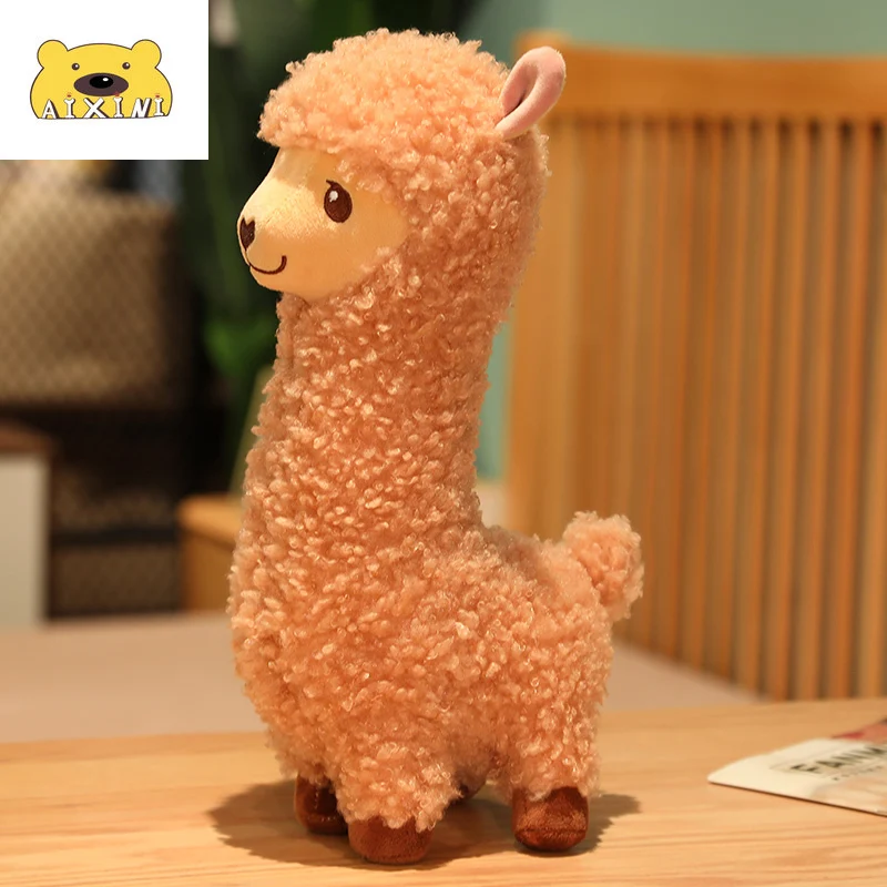 Kawaii Альпака плюшевые игрушки мягкие животные японская Мягкая Милая овечка лама