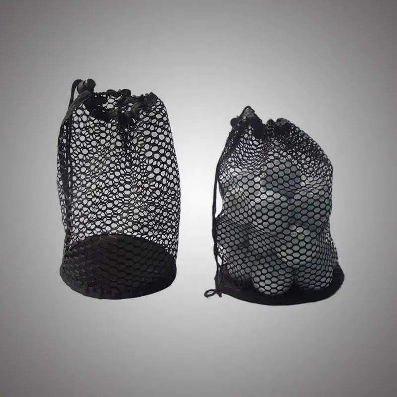 

Golf Ball Bag Sports Bag Pouch Pouch Mesh Mesh Ball Storage Bag W/Bottom with Bottom Balls Drawstring
