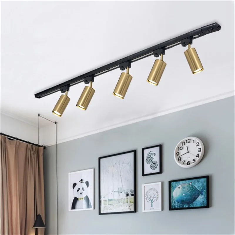 Потолочные светильники с поверхностью полный комплект светодиодные на рельсах