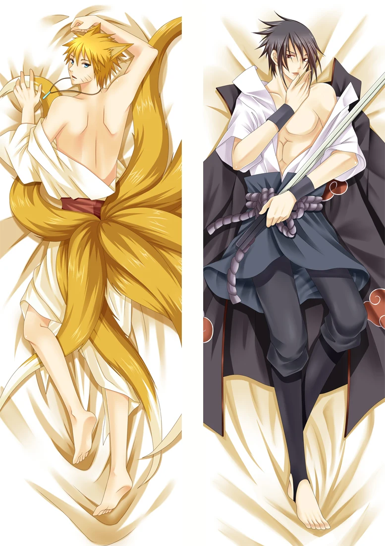 

Anime NINJA UZUMAKI Uchiha Sasuke Cosplay Dakimakura Pillow Case Hugging Body