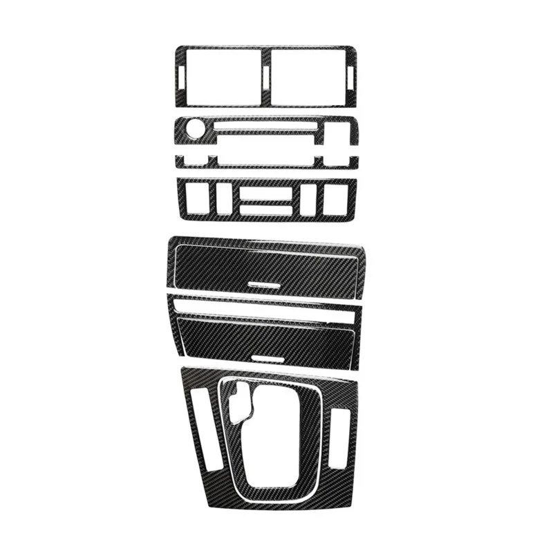 

Fit For BMW 3Series E46 323i 328i 330i 325i 1999-2004 Carbon fiber gear position handbrake shift center control cover decoration