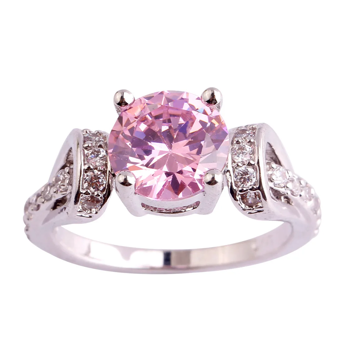 Женское кольцо на палец сверкающее из стерлингового серебра 925 пробы|Кольца| |