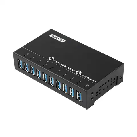 Sipolar Industrial 10 портов USB 3,0 для передачи данных и зарядки