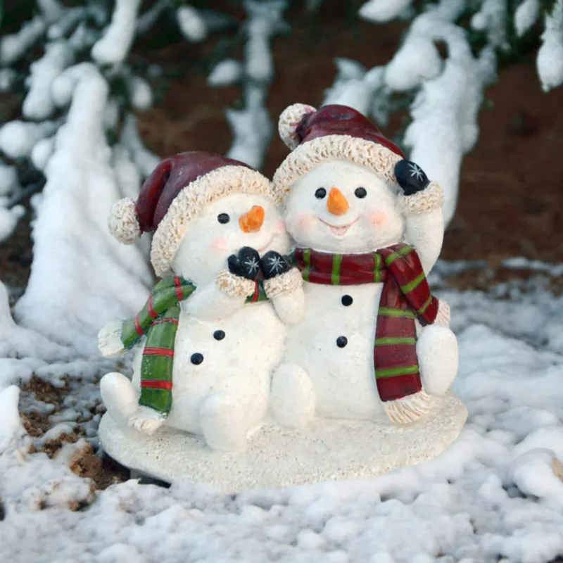 Творческие рождественские украшения аксессуары для домашнего декора снеговика