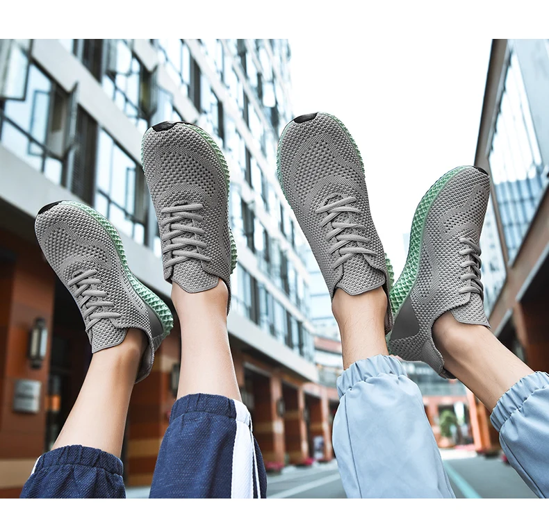 Fashion Gym Sport Men Women Tennis Shoes Breathable Knitting Sneakers Shock Footwear Basket Femme Homme Tenis Masculino Feminino