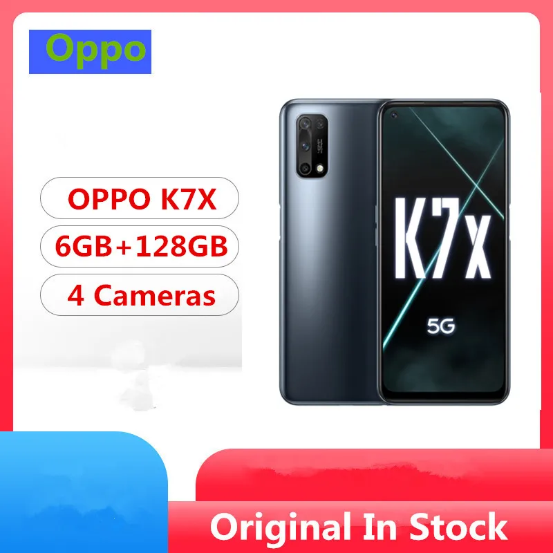 Оригинальный Oppo K7X 5G мобильный телефон Dimensity 720 Android 10 0 6 5 &quot90 Гц 2400X1080 ГБ