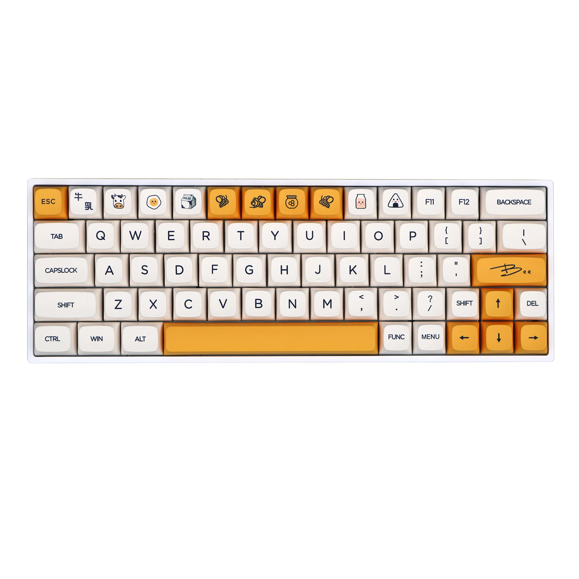 137 клавиш флейки клавиатура PBT колпачок XDA профиль для MX Switch механическая японская