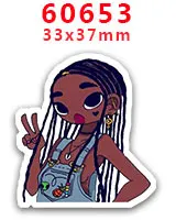 10 шт. для девочек черного цвета Magic смолы) с плоским дном волос луки плоское