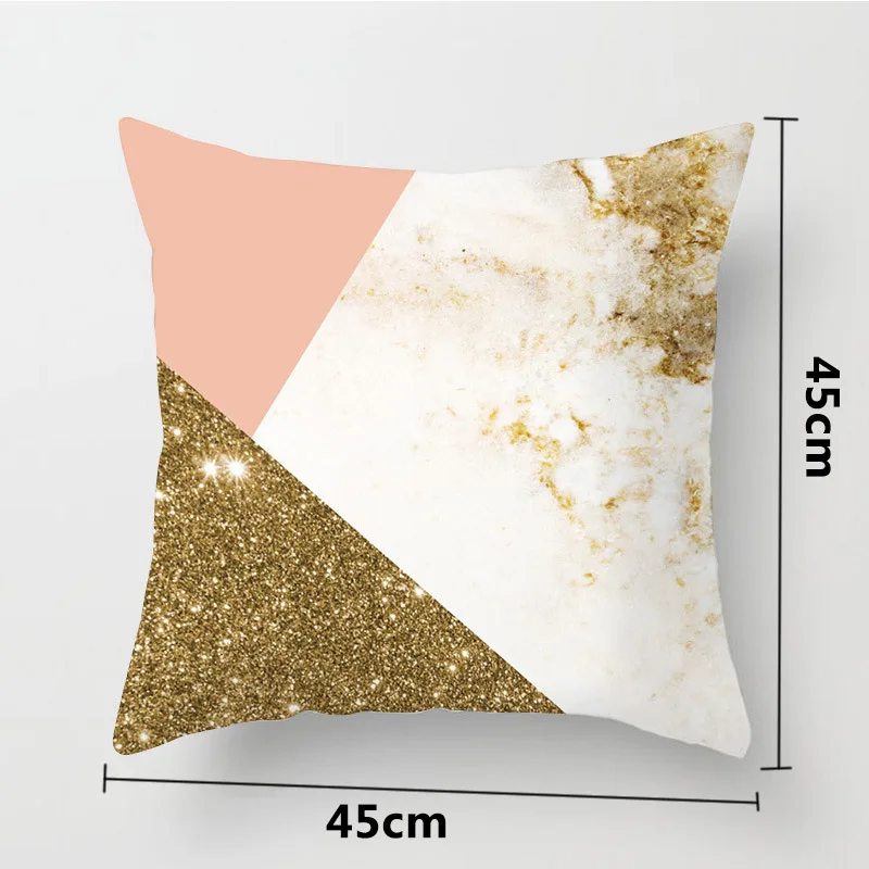 Распродажа 1 шт. Чехлы для подушек с геометрическим принтом полиэфирные диванов