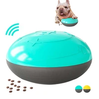 multifunction dog iq treat squeaky toy flying discs dog interactive toys games chew training toy food dispenser l1