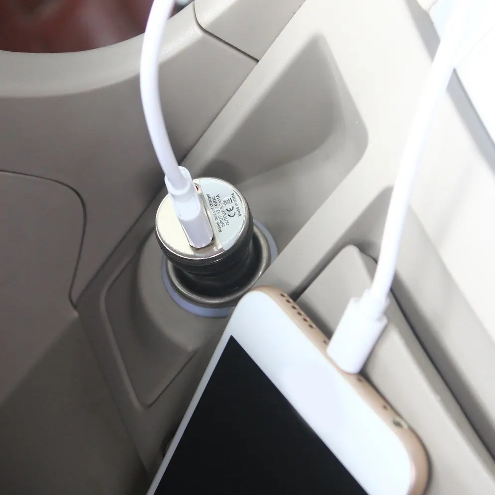 Автомобильное зарядное устройство USB адаптер питания для зарядки вход 12 24 В выход