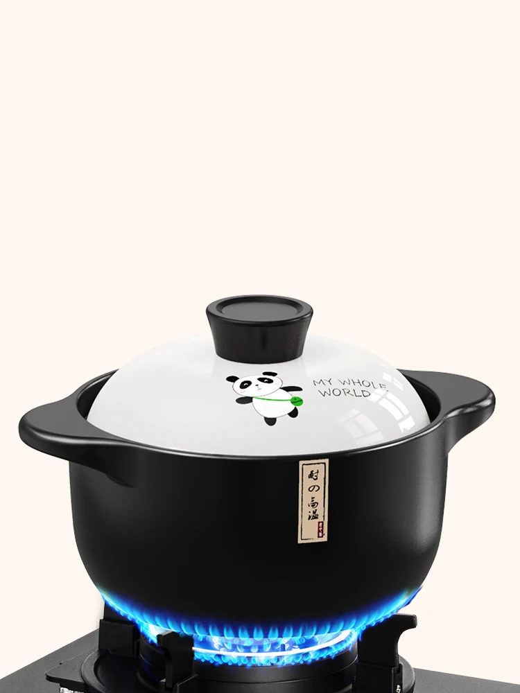 

Ceramic Soup Casserole Cooking Cookware Stew Pot Retro Casserole Dish Japanese Style Kookgerei Kitchen Accessories DI50SG