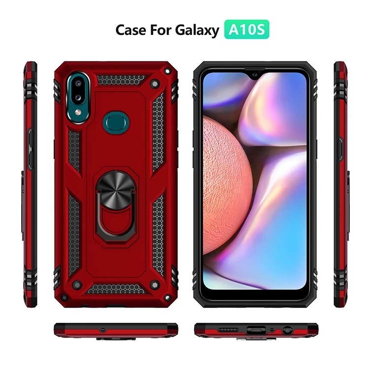 Чехол для samsung Galaxy A50S A30S, роскошный жесткий чехол из ТПУ с металлическим кольцом на палец для Galaxy A20S A40S A10S m30s Coques Fundas