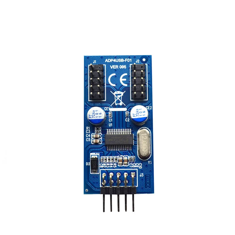 Motherboard 9Pin USB Header to 2 Male Adapter Card USB2.0 Dual Connector Splitter | Компьютеры и офис