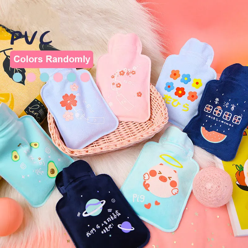 1 шт. милый мультяшный портативный ручной теплый горячий 200 мл сумка для воды рук и