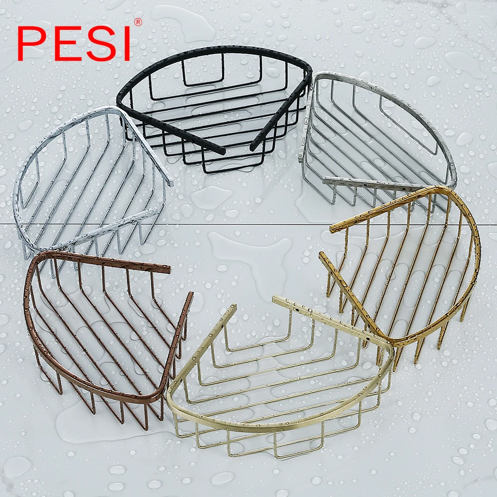 Полка для ванной комнаты одинарные полки из черной нержавеющей стали стеллаж