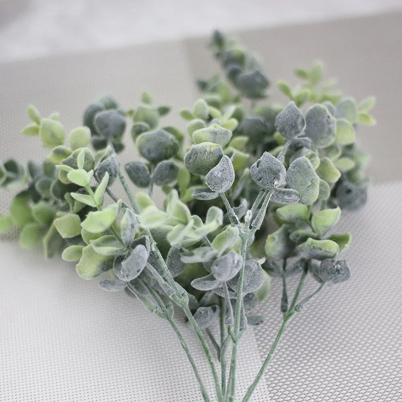 Fake Flowers Money Leaf Planting Hair Eucalyptus With Grass Artificial Wholesale Wedding Decor | Дом и сад