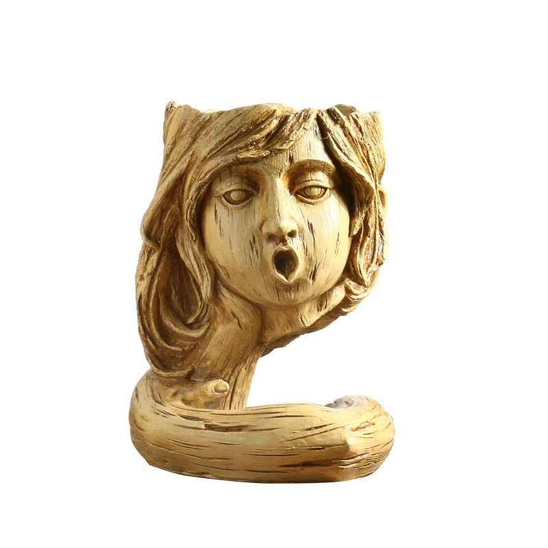

Flower Pot Imitation Tree Root Planter Multifunctional Pot Portrait Art Crats Vase Pots for Plants Flower Pots Decorative