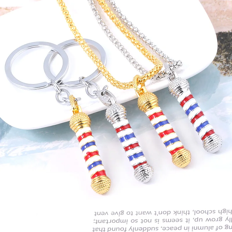 Модные ювелирные изделия Золотая Парикмахерская Польша 3D ожерелье 2 стиля