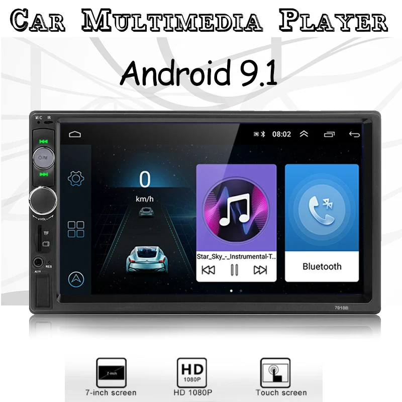 Автомобильный радиоприемник 2 Din Android USB FM лидер продаж IOS Bluetooth MP5 рамка с камерой