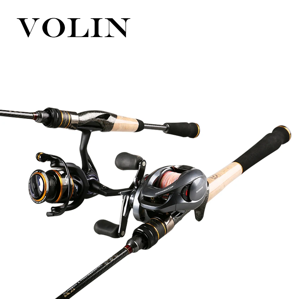 Спиннинг Volin кольца Fuji 1.8m1.98m L UL ML ультралегкий спиннинг из углеродного волокна