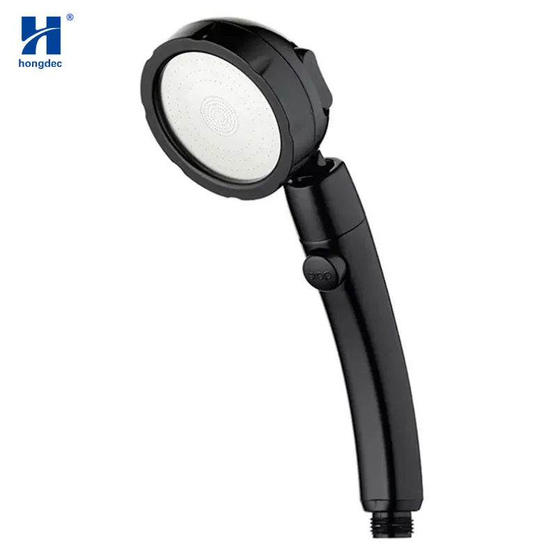 Hongdec горячая Распродажа Черная трехфункциональная ручная душевая