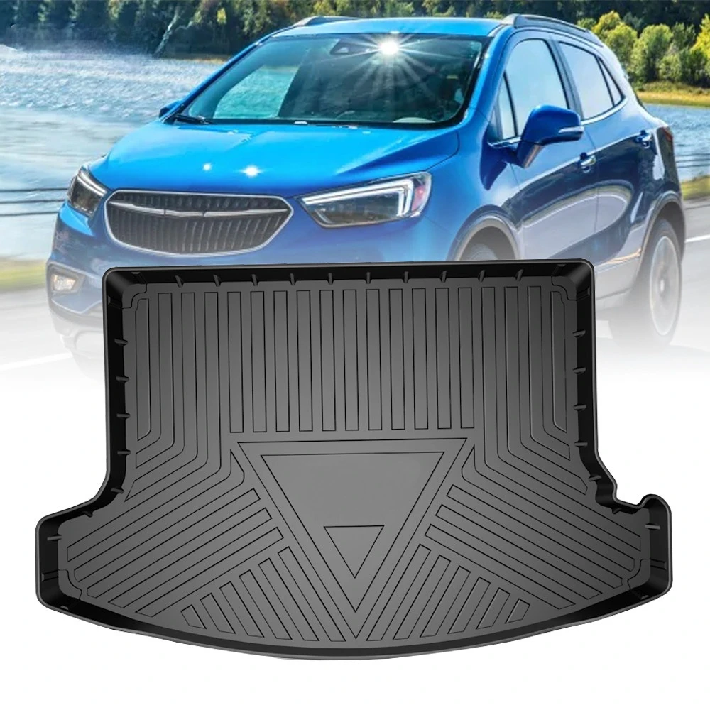 

Коврик для багажника из ТПЭ для Buick Encore 2019 2020 2021, автомобильный водонепроницаемый Нескользящий Резиновый 3D коврик для груза, аксессуары