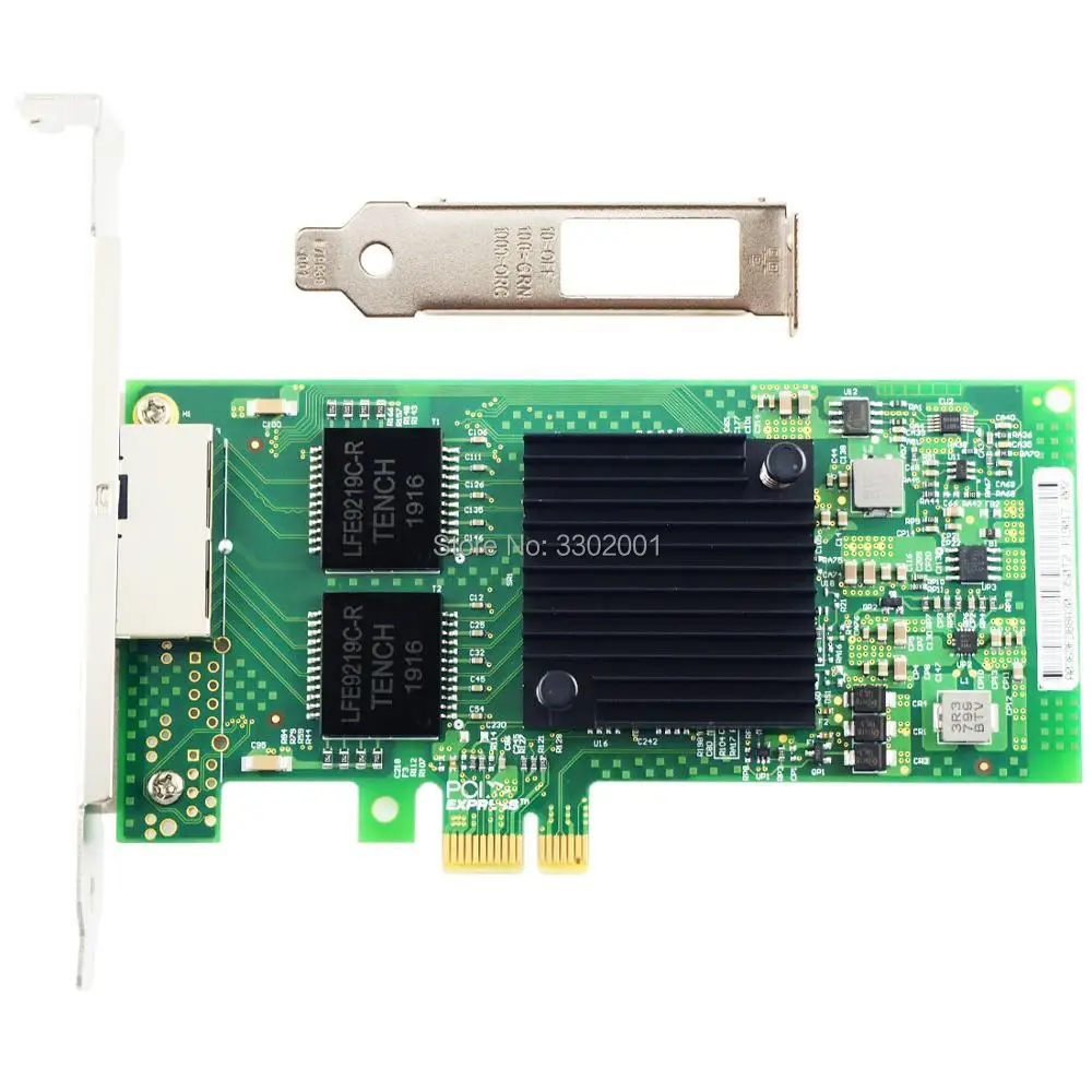 Чипы Intel I350AM2 двойной порт гигабитный контроллер Ethernet рандомный PCI-E X1 сервер для