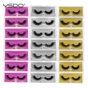 Норковые ресницы YSDO, натуральные накладные ресницы 3d, 1 пара