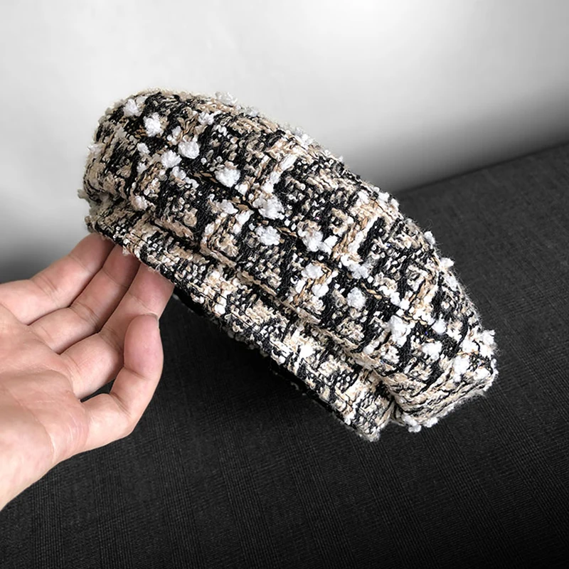 Новый зимний шерстяной берет кепка модный Женский Повседневный Женская плоская