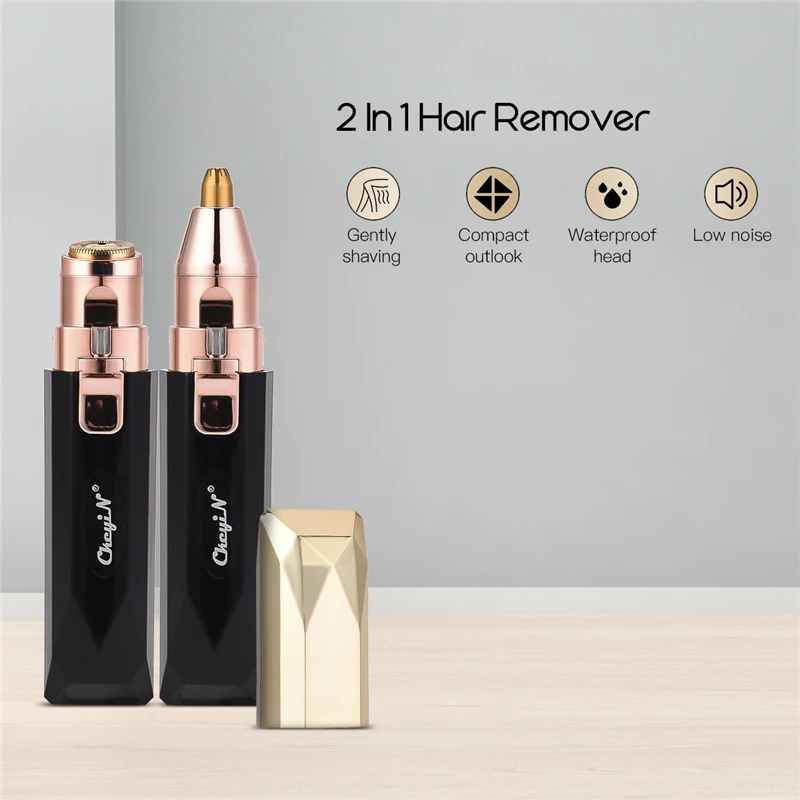 2 в 1 женский электрический мини триммер для бровей|Триммер бровей| |