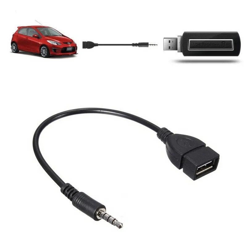 Лидер продаж 2019 Штекерный AUX аудио разъем для USB 2 0 кабель переходник автомобиля| |