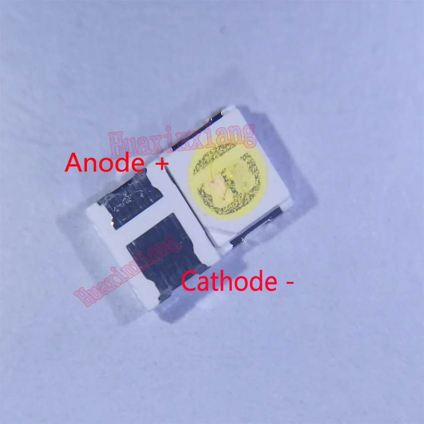100 шт./лот Jufei 3528 SMD LED 2835 6 в холодный белый 96 лм для ТВ LCD подсветка|2835 6v|smd ledsmd led |
