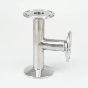 Тройной зажим 19 мм OD 1,5 дюйма, санитарный фитинг для труб из нержавеющей стали 304