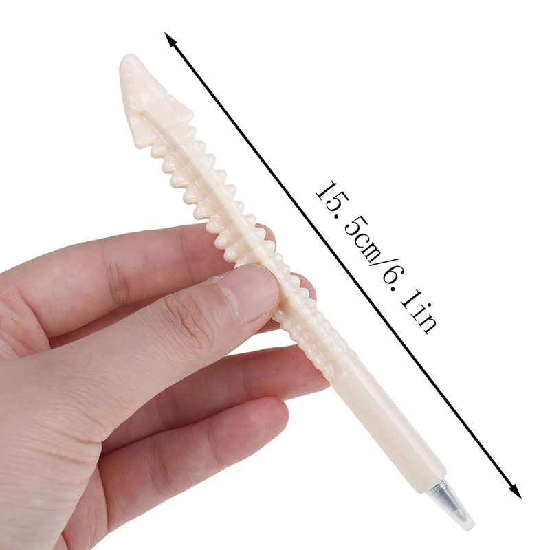

1pc 0.7mm Novelty Bone Shape Ballpoint Pen Blue/Black Ink Bone Shape Pen Children Student Gift Stationery School Office Supplies