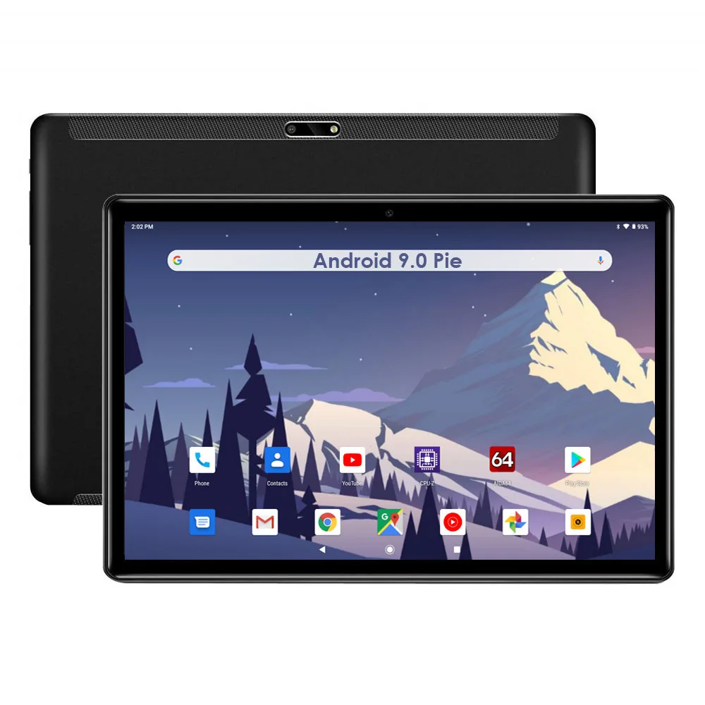 32GB Storage tablet 2.5D Glass 10 inch Android 9.0 Quad Core 1280x800 HD IPS 3G Phone Call GPS WIFI Pad 10.1 Gifts | Компьютеры и офис