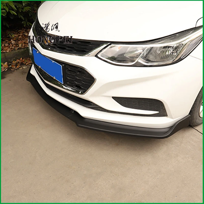 Для Chevrolet Cruze 2016 2017 передний бампер для губ Нижний Бампер рассеиватель защитная
