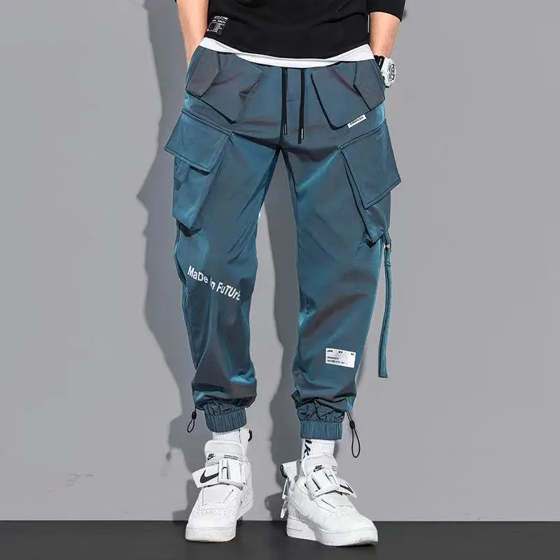 2022 New Men's Pants Japan Fashion Harajuku Streetwear Cargo Pants Men Casual Hip Hop Men Clothing Jogging Pants Trousers Men