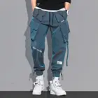 Брюки-карго мужские в стиле Харадзюку, модные штаны в японском стиле, повседневные штаны для бега в стиле хип-хоп, уличная одежда, 2022