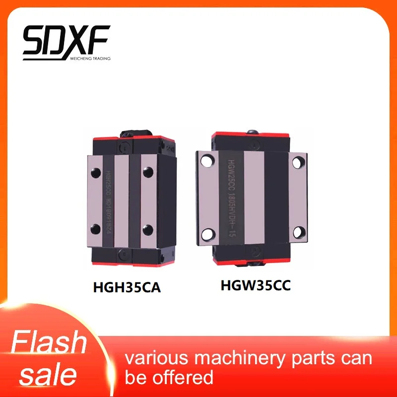 High quality HGH35CA HGW35CC slide block match use HGR35 linear guide HGH35 CA head guide for linear rail CNC diy parts