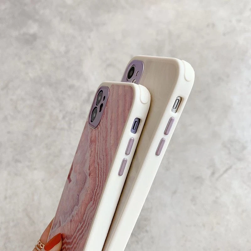 

Fashion Marble Phone Case For iPhone 12 Pro 11 Pro Max XS Max XR X 7 8 Plus SE 2020 Vintage Floral Leaves Soft TPU Back Cover
