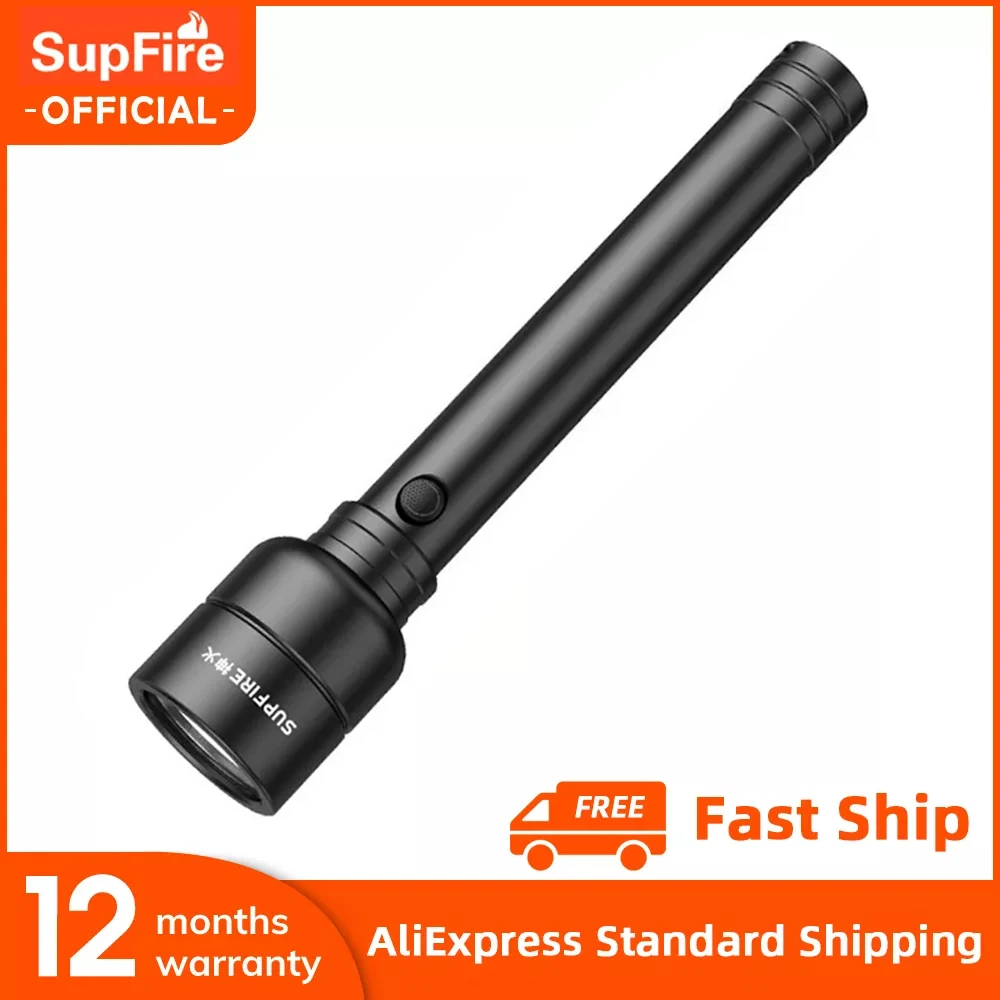 Мощный светодиодный фонарик SupFire Y16 20 Вт 5 режимов освещения фонарь с поддержкой